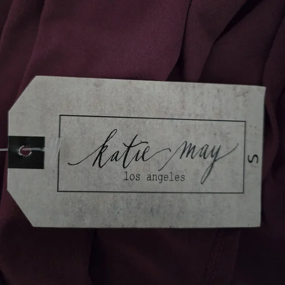 Katie May Attention Seeker One-Shoulder Maxi Dress Size Small New With Tags - Picture 7 of 11